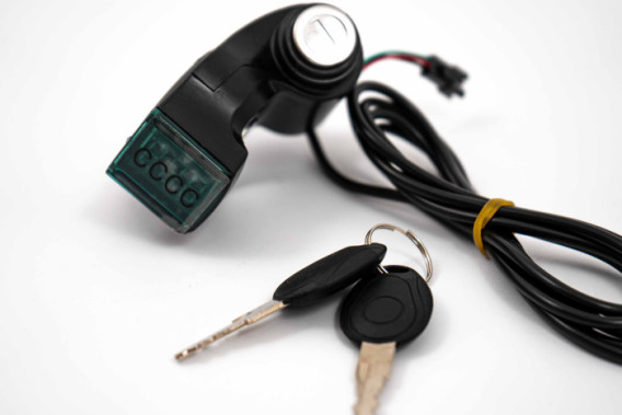 Key Lock Ignition with Voltmeter
