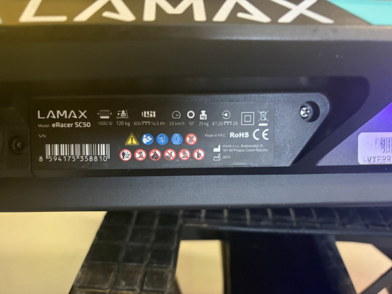 Lamax eRacer SC50 - ridden for 70 km