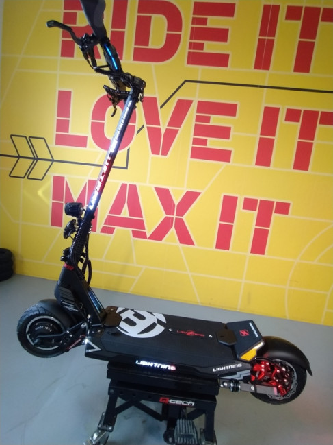 Bluetran lightning - ridden for 44 km