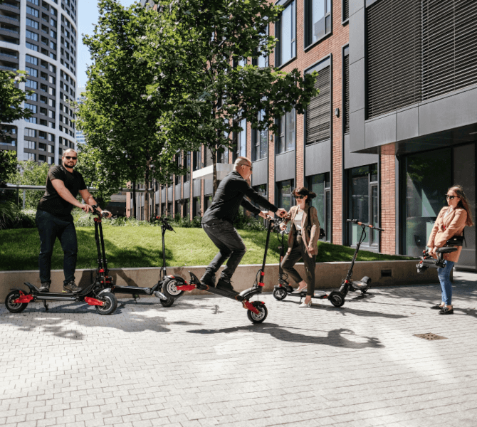 Elektroroller - Max Blinker - E-Scooter - Freude am Fahren